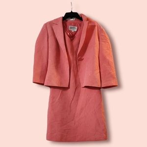 Coral Blazer & skirt set💕